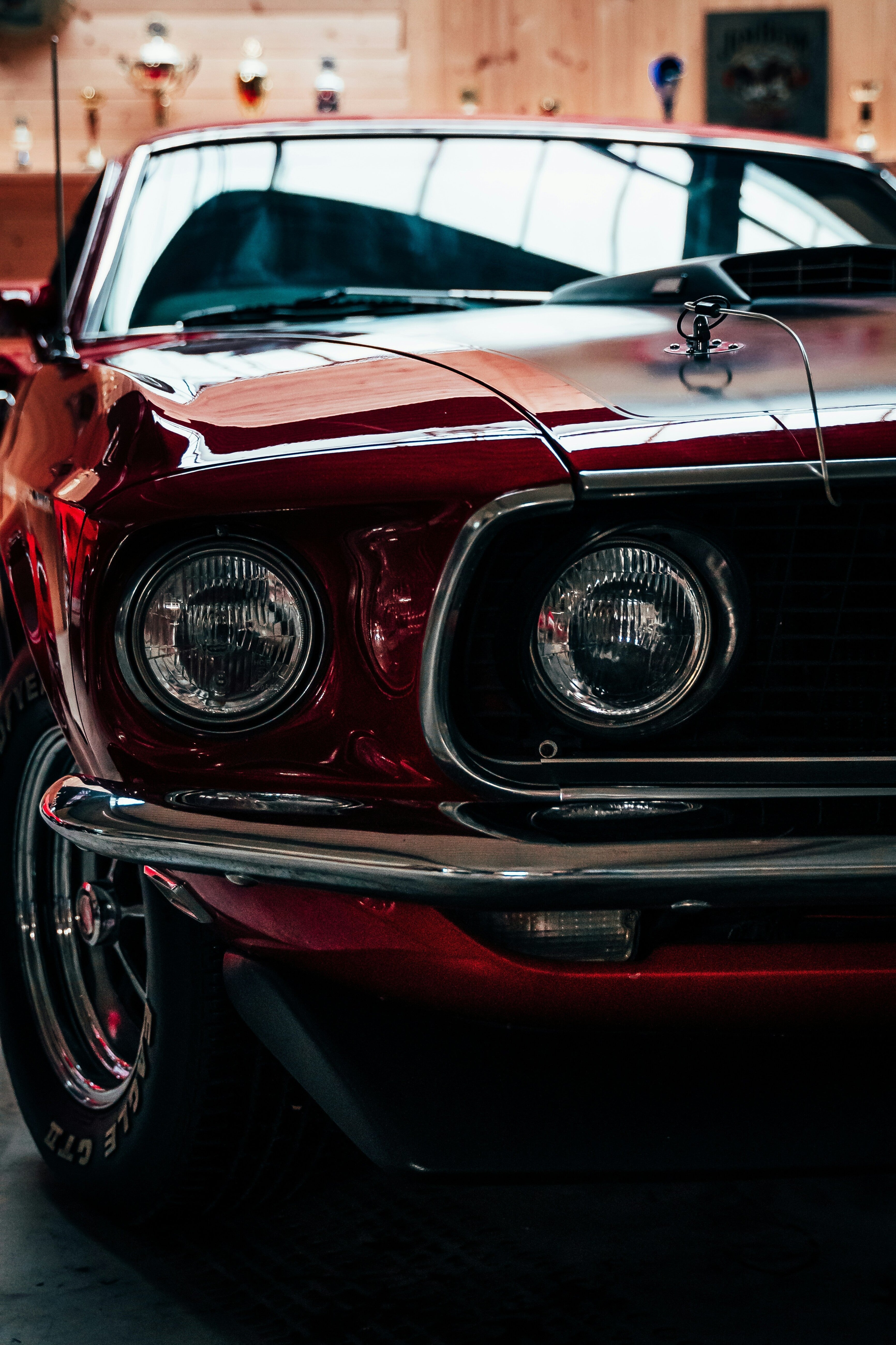 Classic automobile at a community charity car show