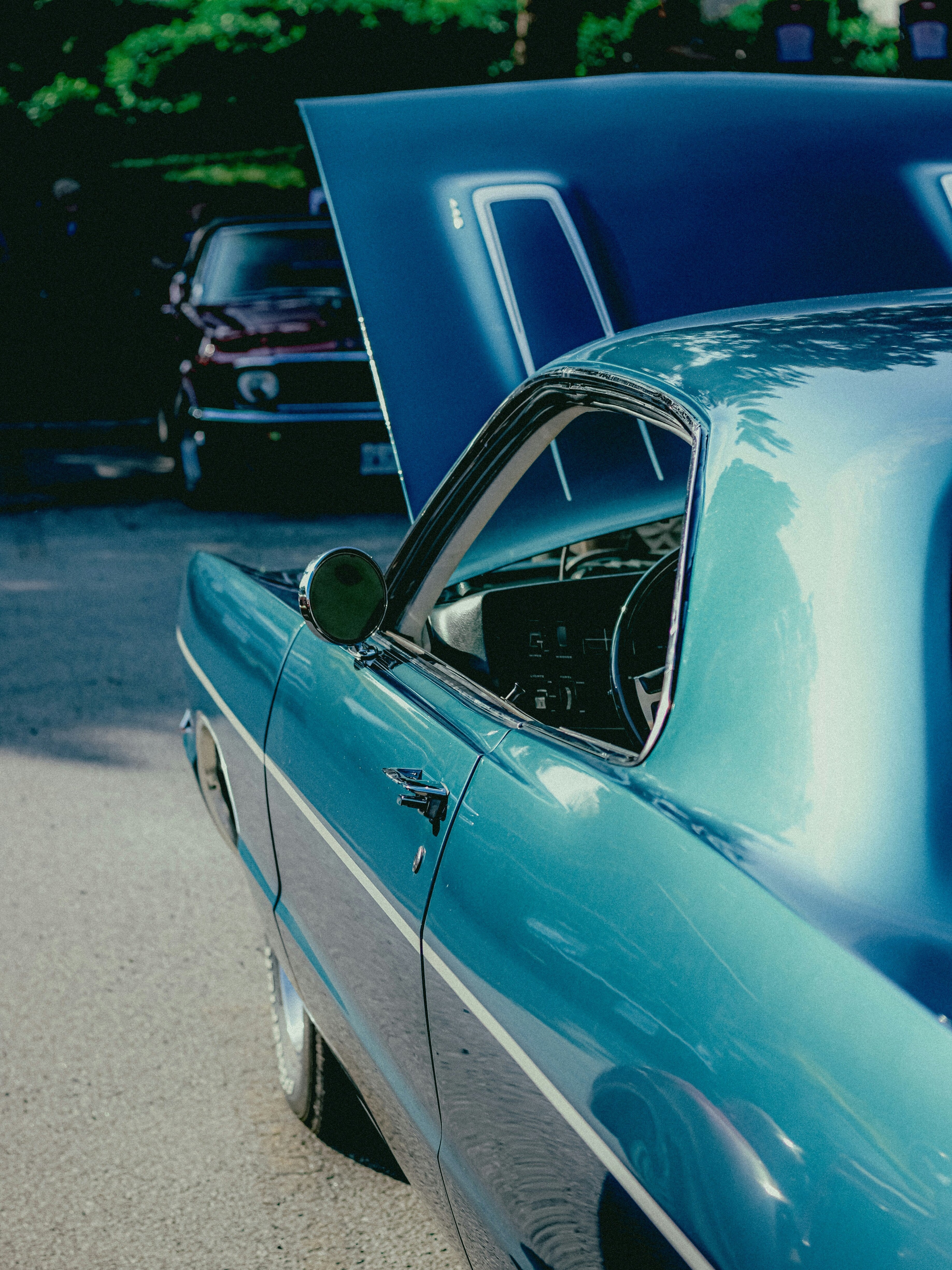 Exotic car at a charity car show